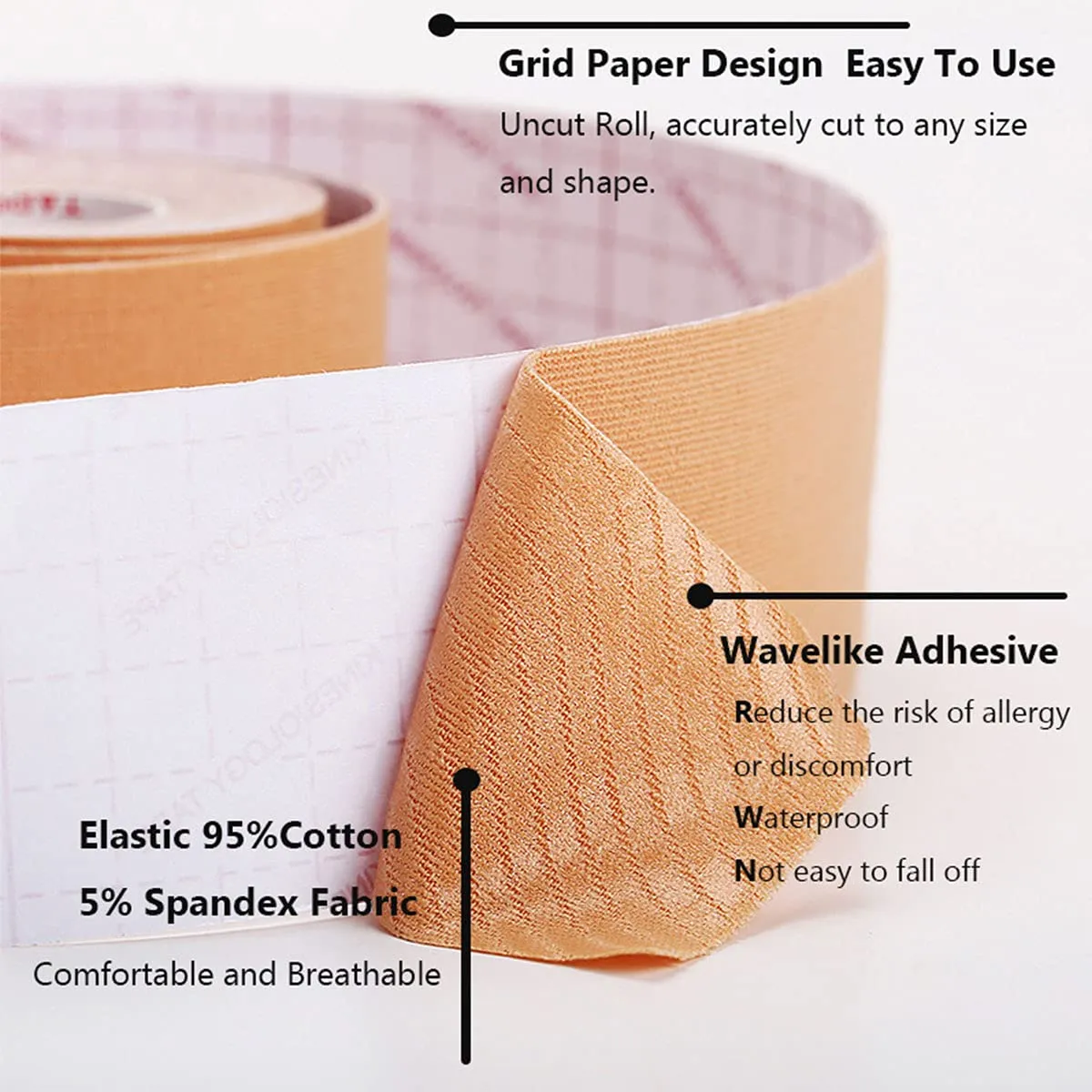 2 Pack 16.4ft XL Breast Lift Tape for Large Breasts, Breathable Chest Support Tape, Athletic Tape Body Tape Breathable Breast Athletic Tape, Adhesive Body Tape Extra Gift 72pcs Body& Clothing Tape