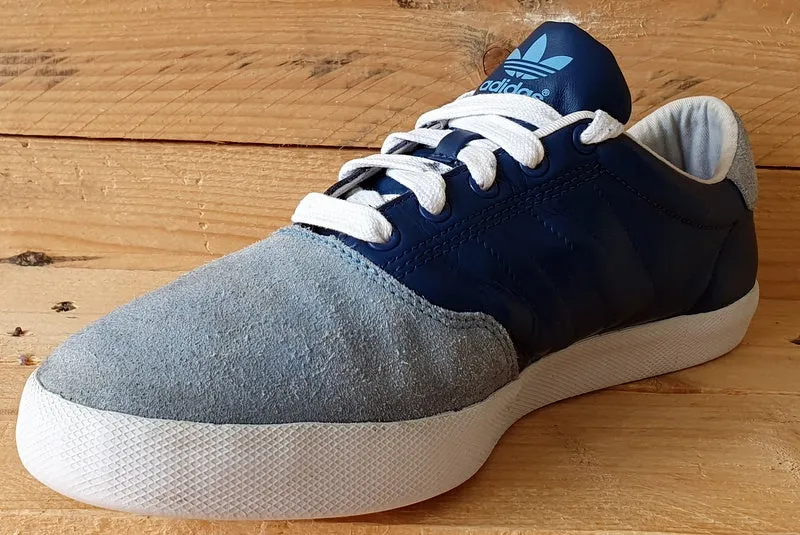 Adidas ADI M.C. Low Leather/Suede Trainers UK8/US8.5/EU42 G50572 Blue/White