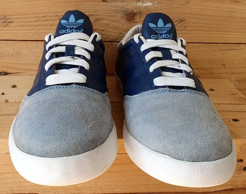 Adidas ADI M.C. Low Leather/Suede Trainers UK8/US8.5/EU42 G50572 Blue/White