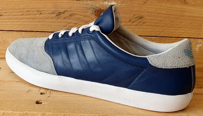 Adidas ADI M.C. Low Leather/Suede Trainers UK8/US8.5/EU42 G50572 Blue/White
