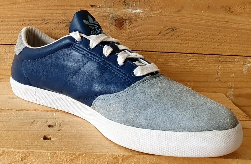 Adidas ADI M.C. Low Leather/Suede Trainers UK8/US8.5/EU42 G50572 Blue/White