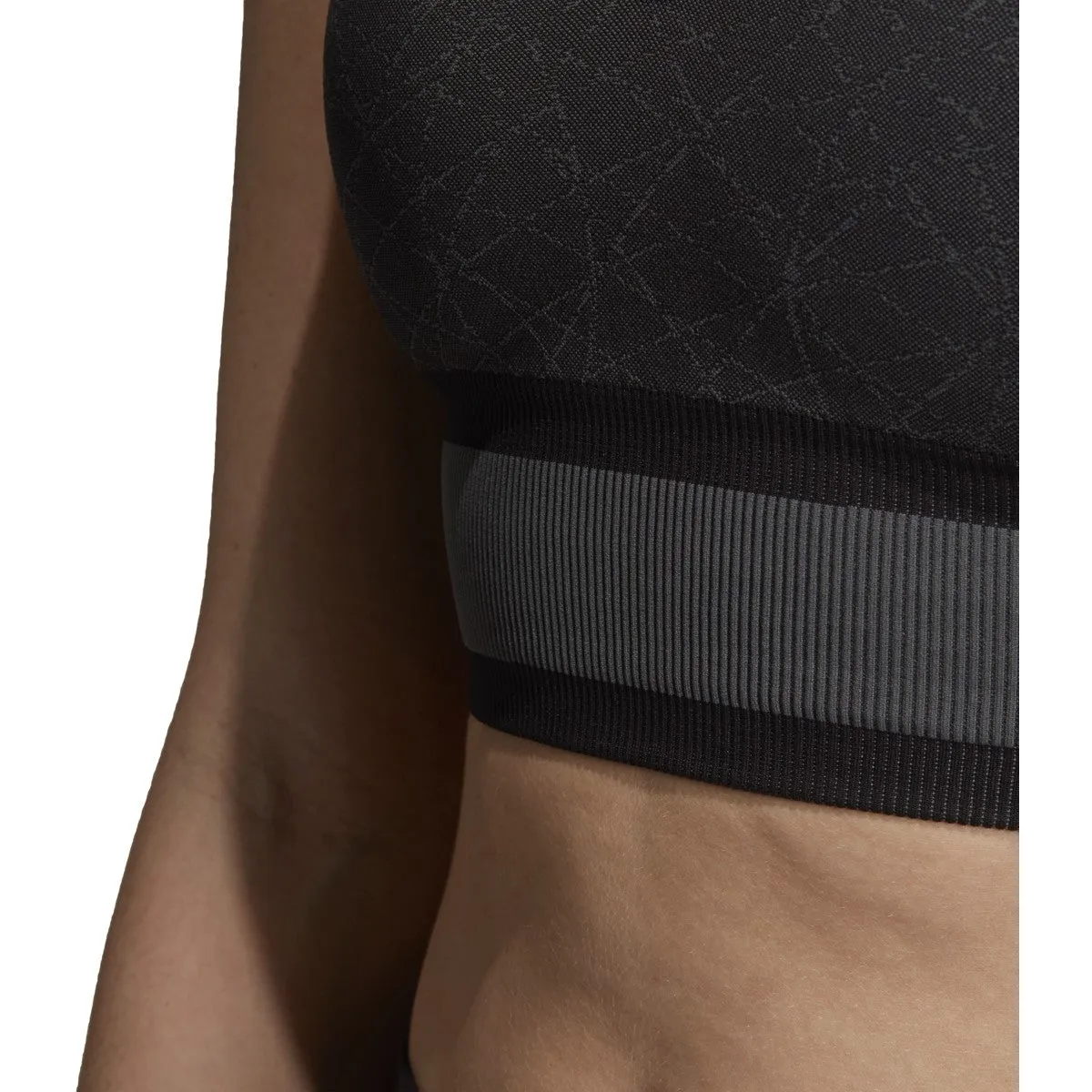 Adidas All Me Wanderlust Women's Seamless Long Bra Black/Grey Six