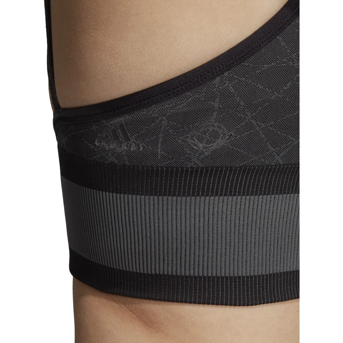 Adidas All Me Wanderlust Women's Seamless Long Bra Black/Grey Six
