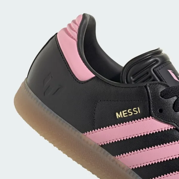 Adidas Men's Samba Messi Shoes - Black / Gold Metallic