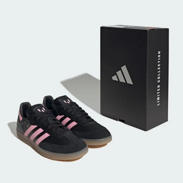 Adidas Men's Samba Messi Shoes - Black / Gold Metallic