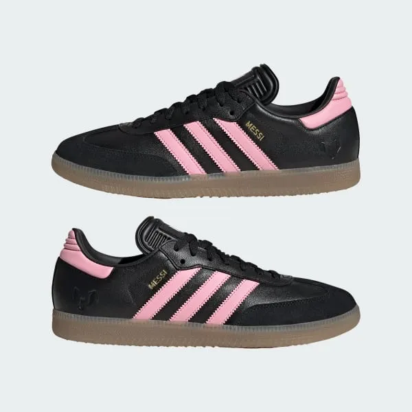 Adidas Men's Samba Messi Shoes - Black / Gold Metallic