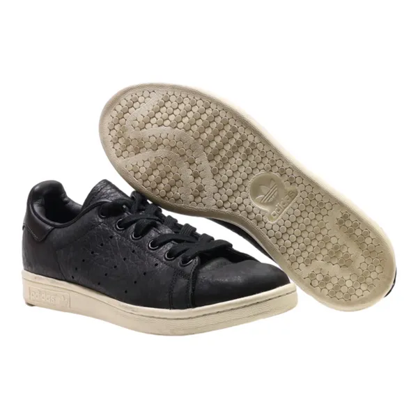 ADIDAS Sneaker Trainers Black Leather Womens UK 4