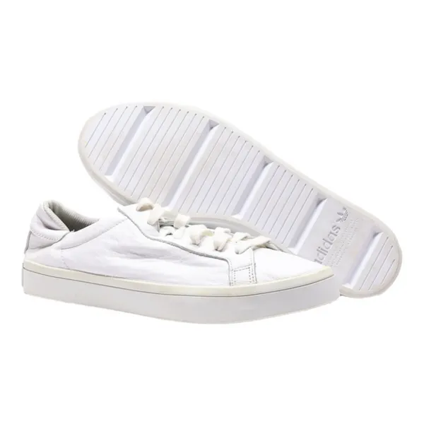 ADIDAS Sneaker Trainers White Leather Mens UK 9.5