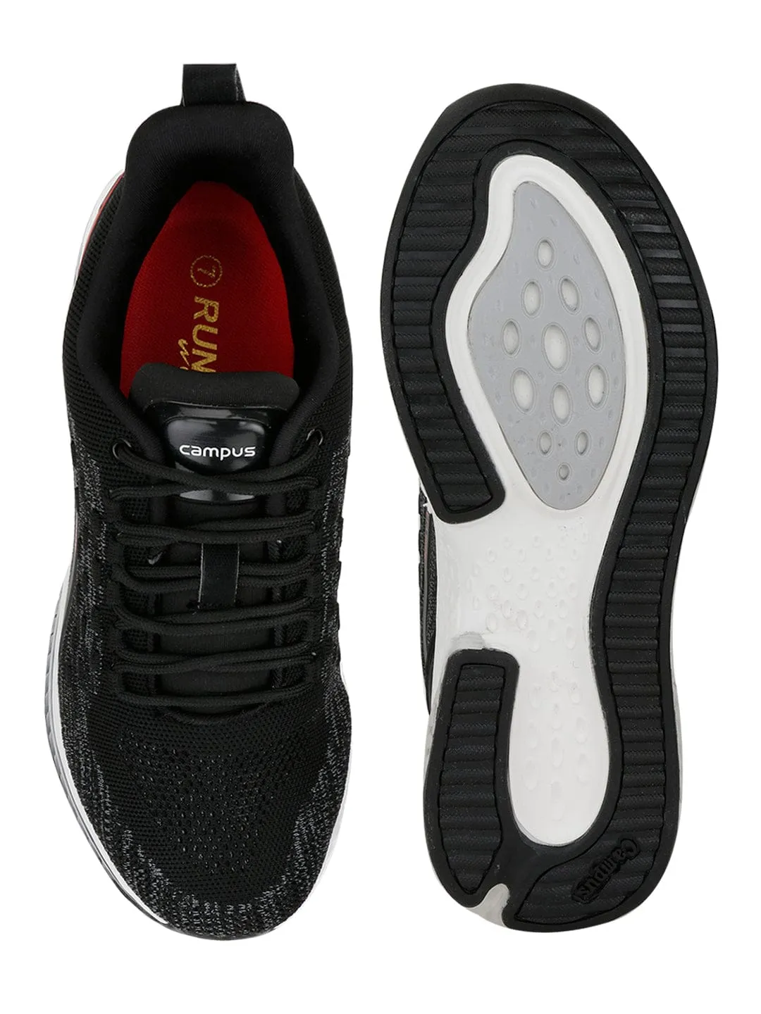ANTHEM Black Men's Running Shoes