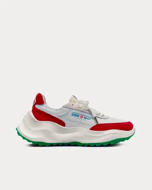 Atlantis Red / White Low Top Sneakers