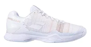 Babolat Jet All Court Junior Tennis Shoes, Wimbledon White (Size 7 US)