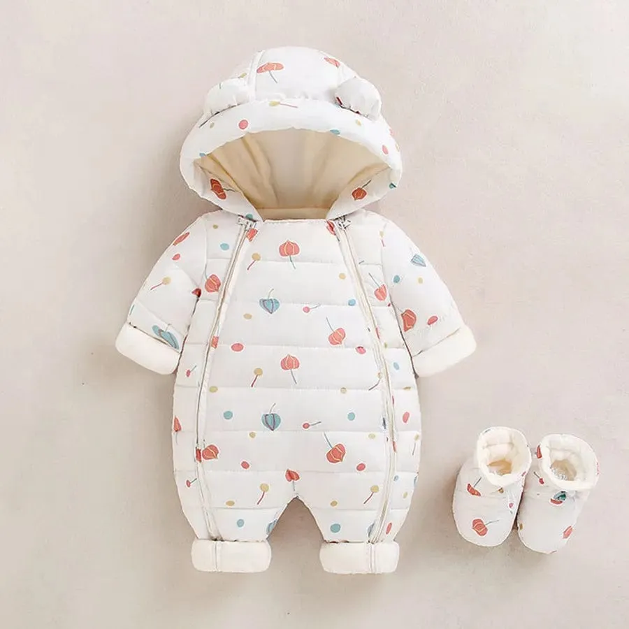 Baby Snowsuit with Shoes Cover