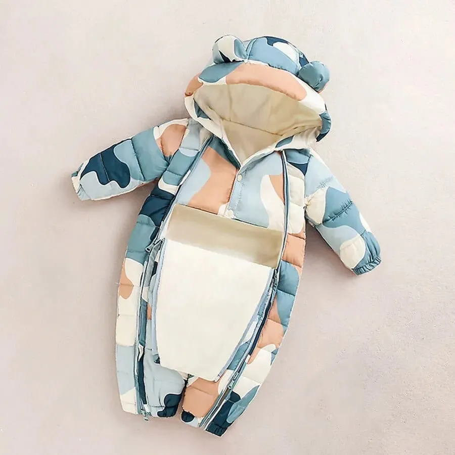 Baby Snowsuit with Shoes Cover