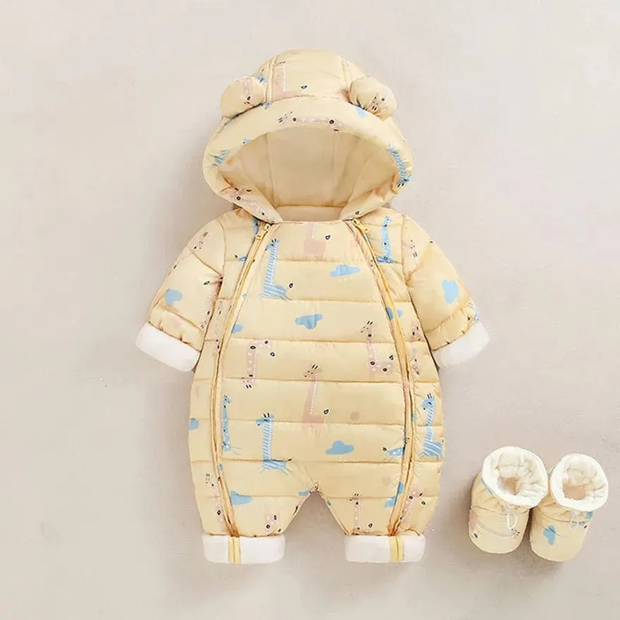 Baby Snowsuit with Shoes Cover