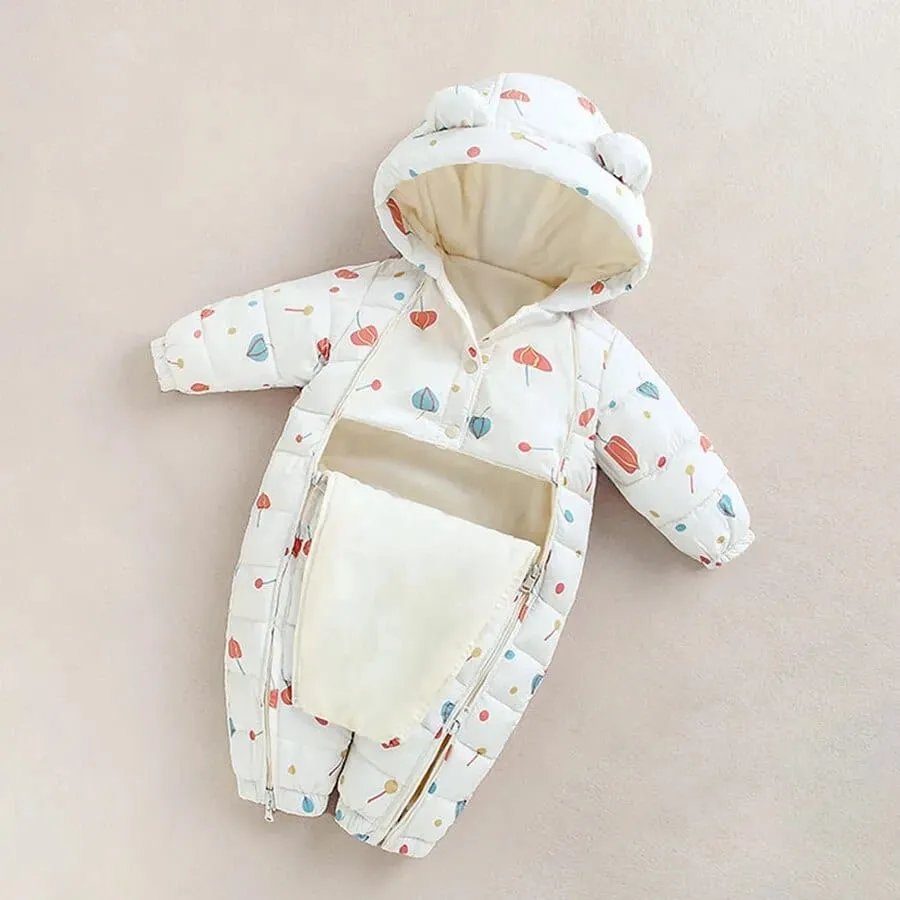 Baby Snowsuit with Shoes Cover