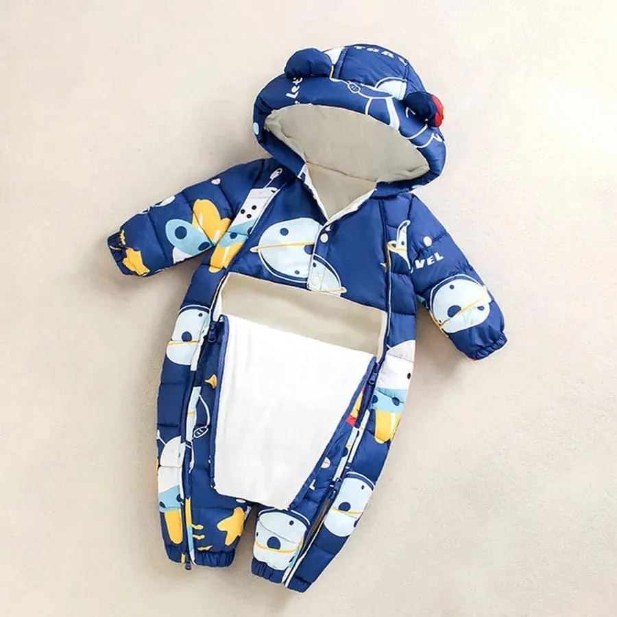 Baby Snowsuit with Shoes Cover