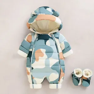 Baby Snowsuit with Shoes Cover