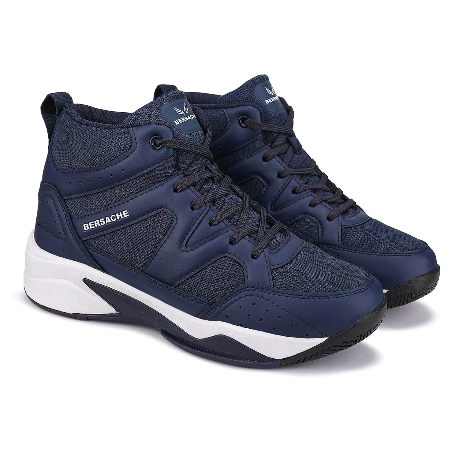 Bersache Sports Running  Shoes For Men  (Blue-9068)