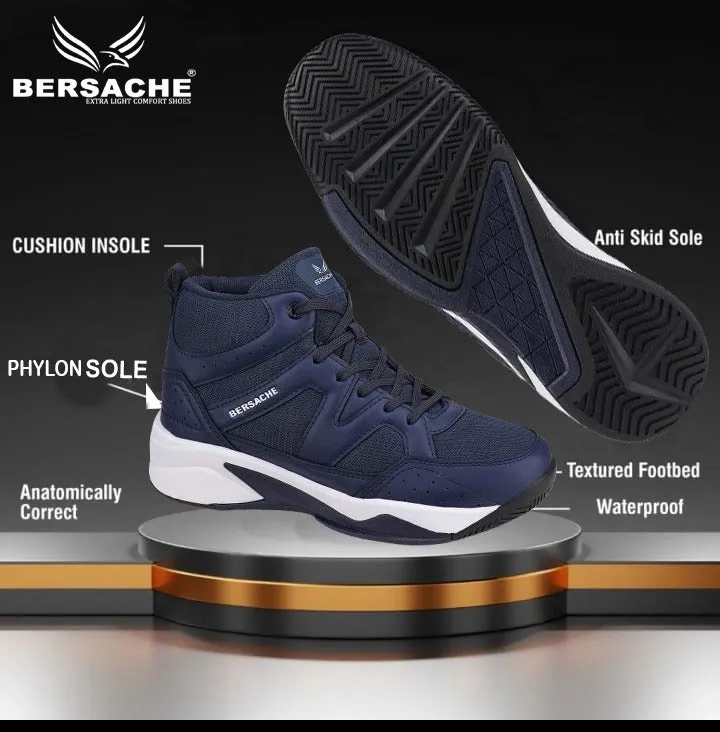 Bersache Sports Running  Shoes For Men  (Blue-9068)