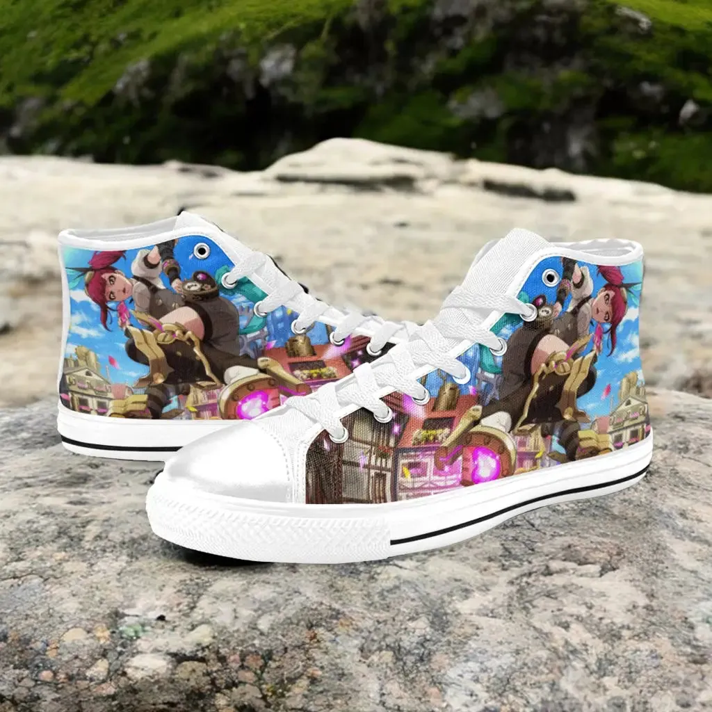 Bleach Machine Society Riruka Dokugamine Shoes High Top Sneakers for Kids and Adults