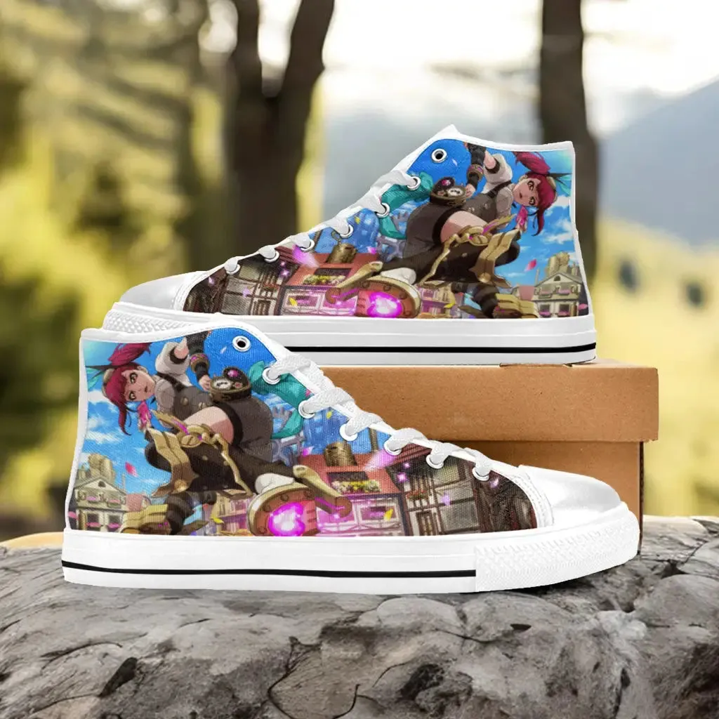 Bleach Machine Society Riruka Dokugamine Shoes High Top Sneakers for Kids and Adults