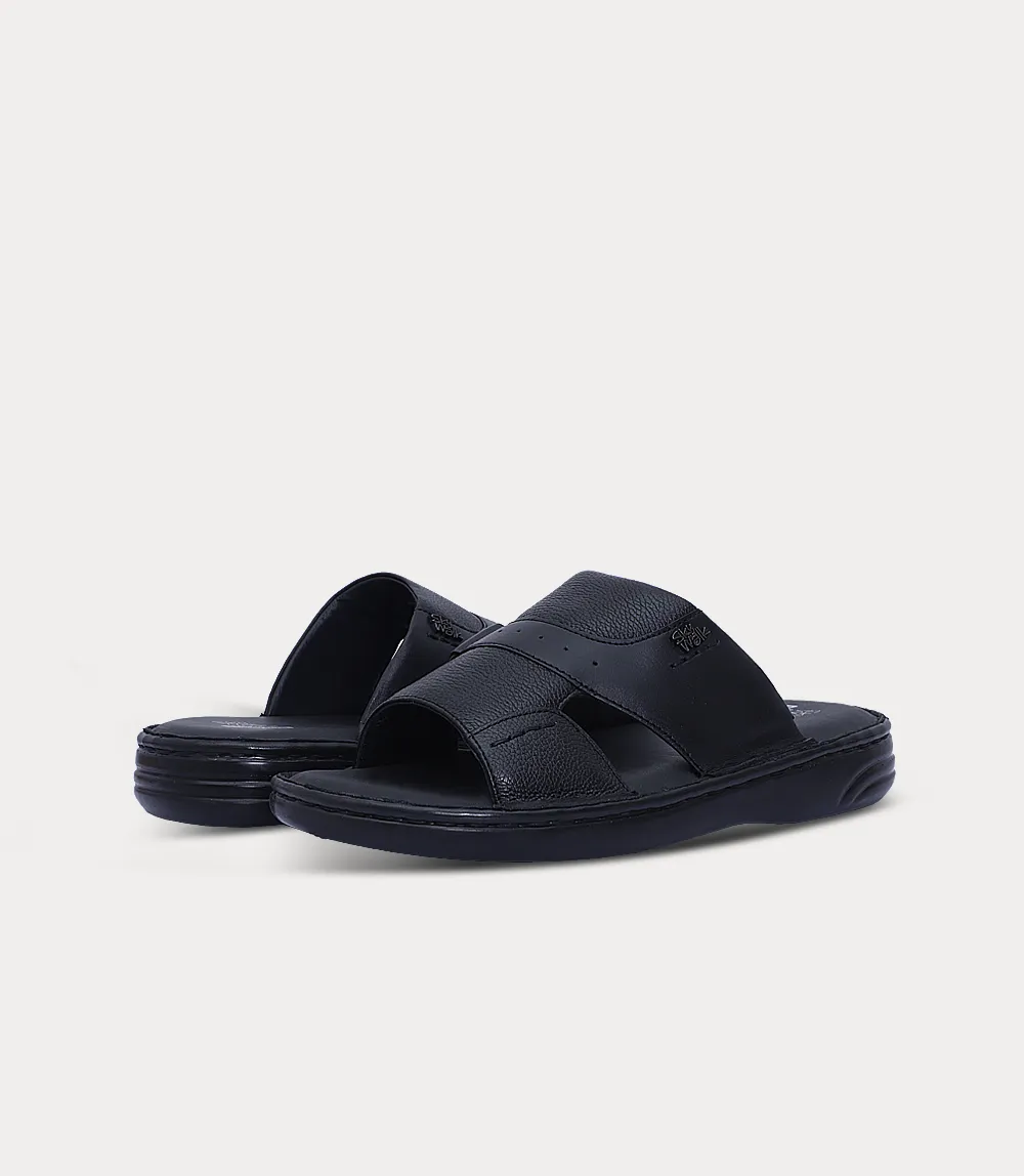 BM6885-BLACK-Men Slipper