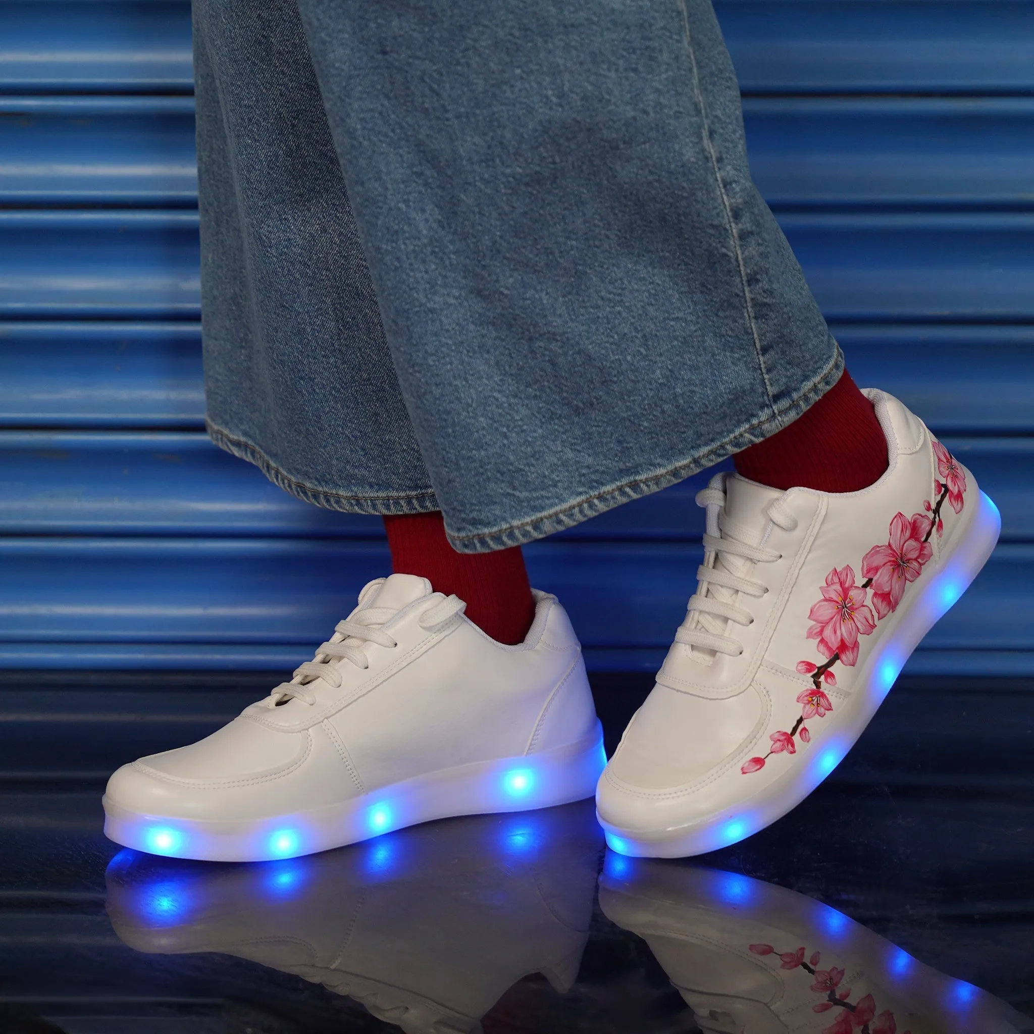 Cherry Blossom Sneakers - Light Me Up