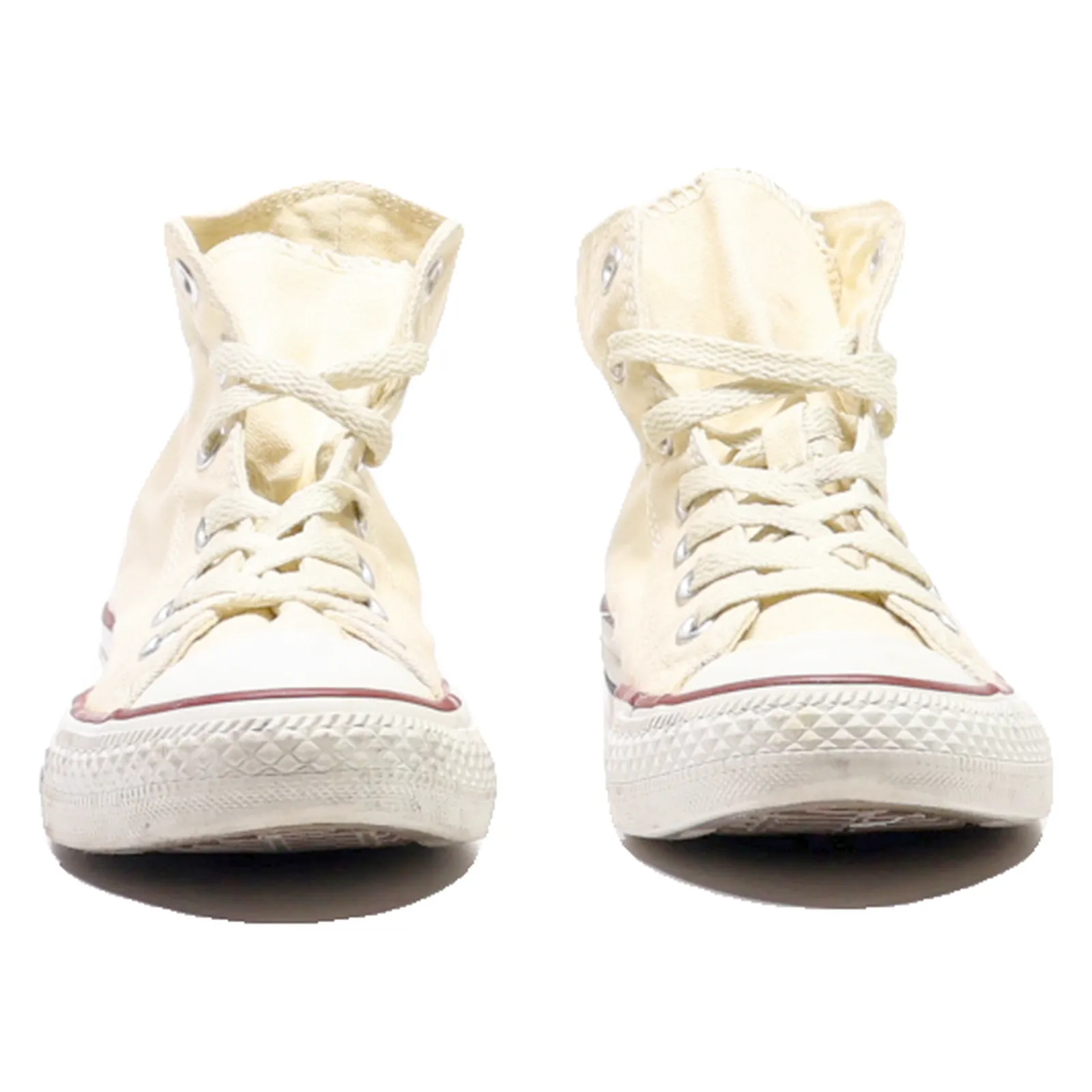 CONVERSE Chuck Taylor All Star High Top Trainers Cream Canvas Mens UK 5.5