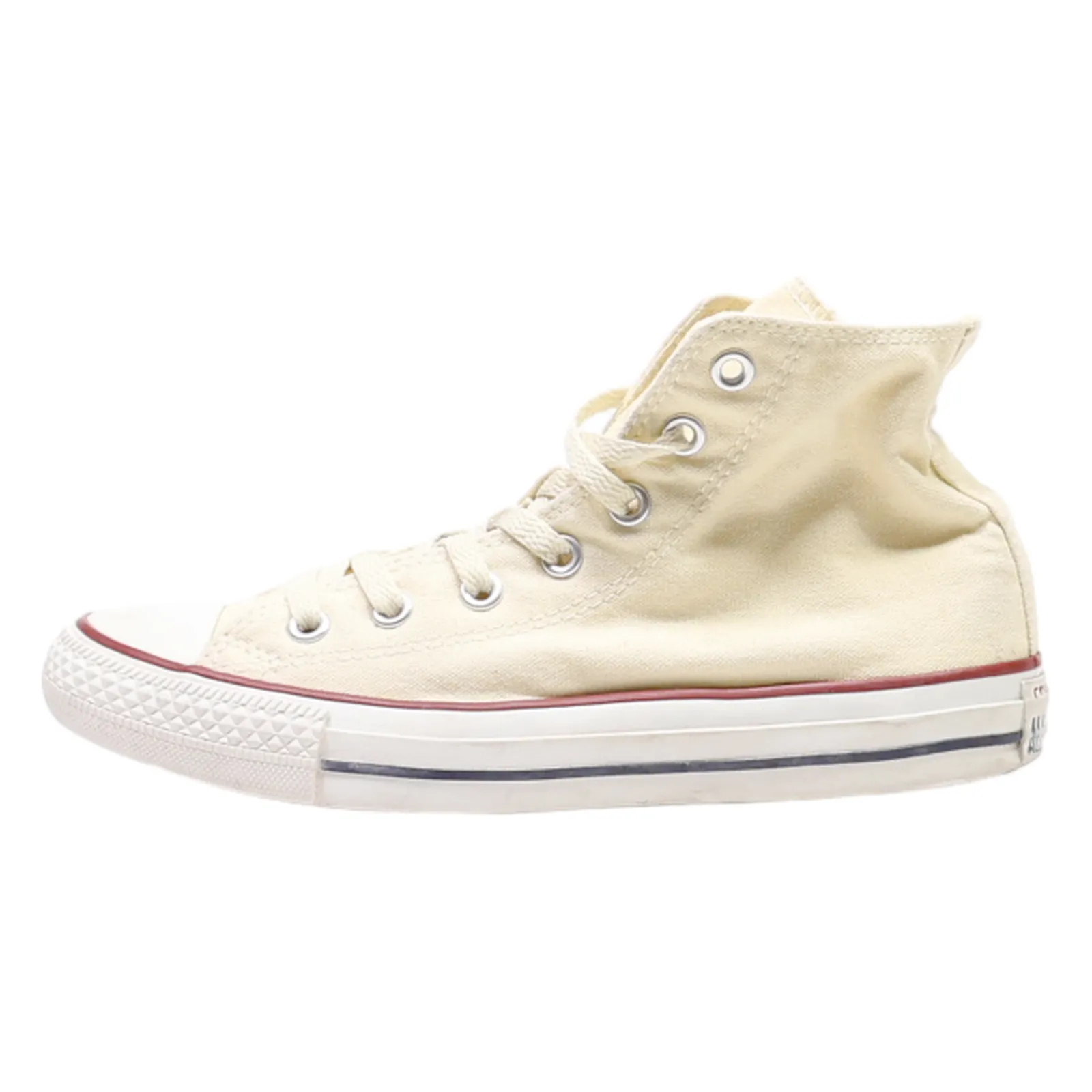 CONVERSE Chuck Taylor All Star High Top Trainers Cream Canvas Mens UK 5.5