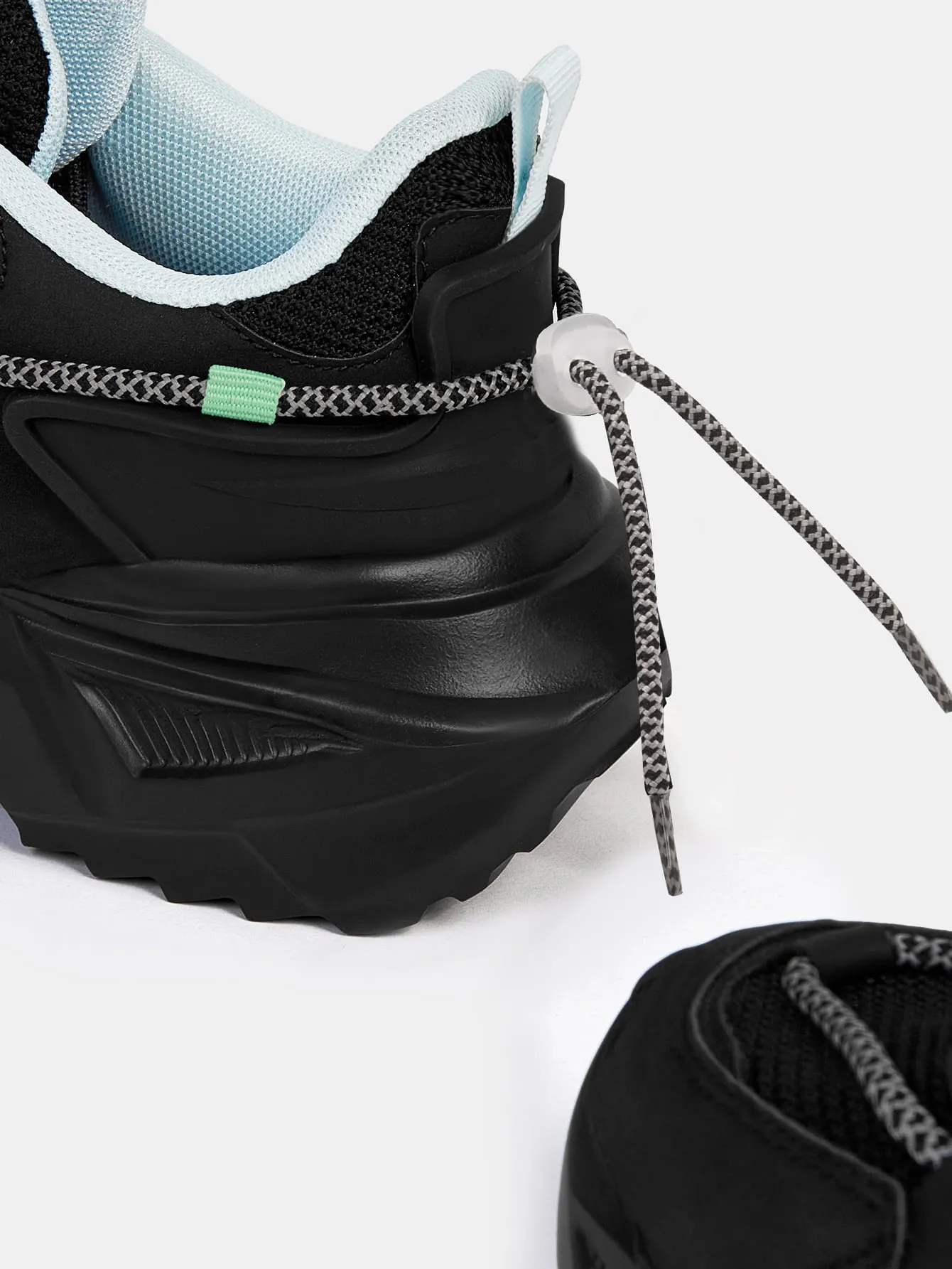 CUCCOO Trending Colorblock Mesh Splicing Design Chunky Sneakers