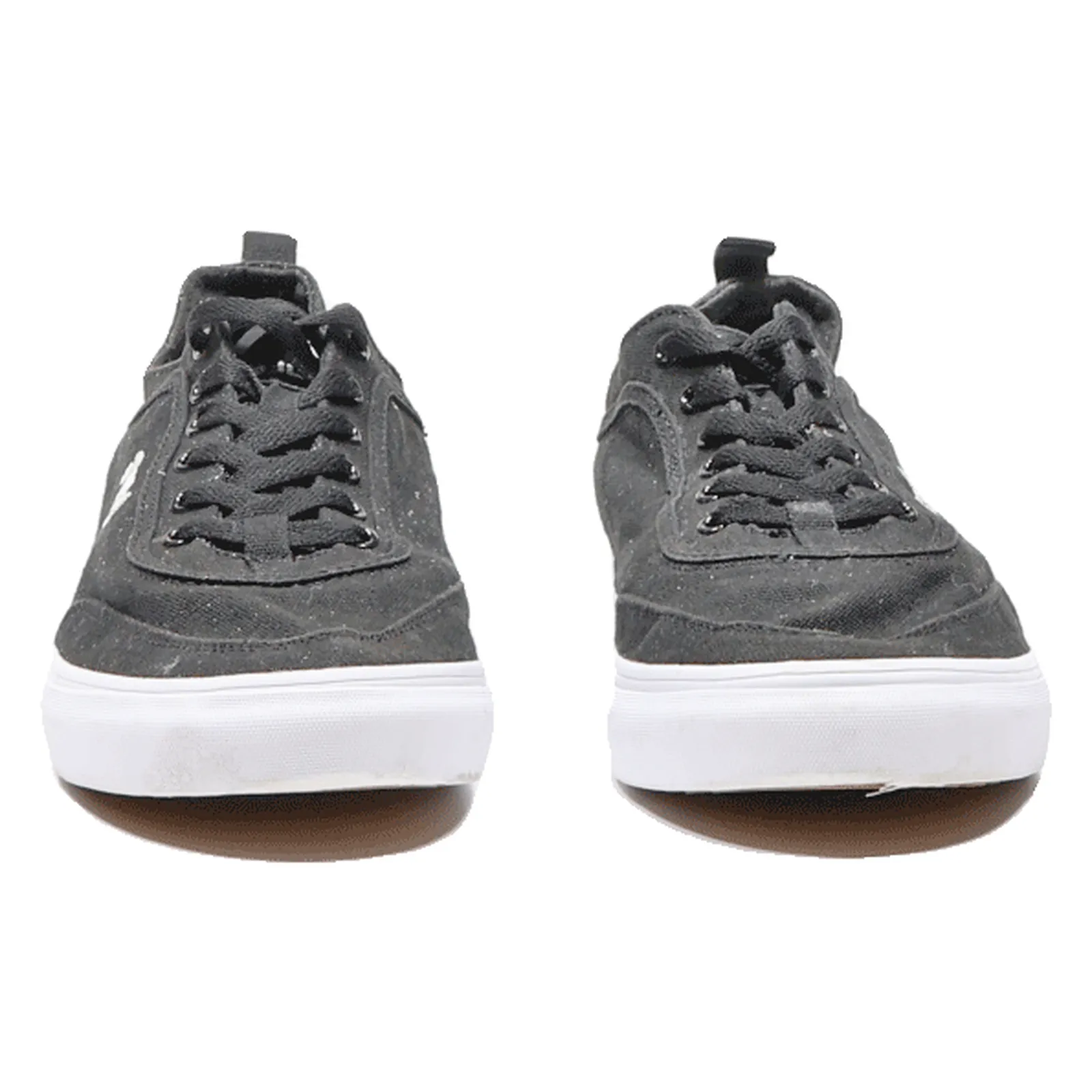 FILA Low Top Trainers Black Canvas Mens UK 11