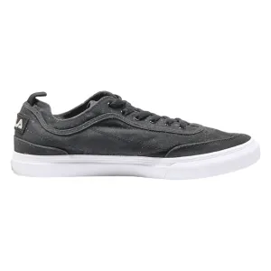 FILA Low Top Trainers Black Canvas Mens UK 11