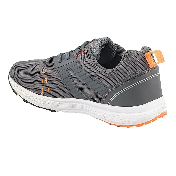 Fuel Crown Sport Shoes For Men's (GREY/ ORANGE)