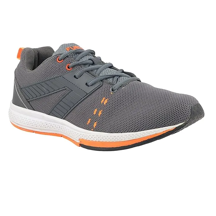Fuel Crown Sport Shoes For Men's (GREY/ ORANGE)
