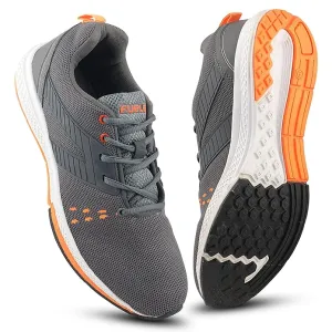Fuel Crown Sport Shoes For Men's (GREY/ ORANGE)