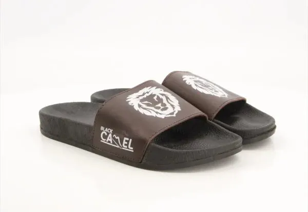 Lion Printed Slippers For New Sole Slide For Boys & Men by slipperfeet