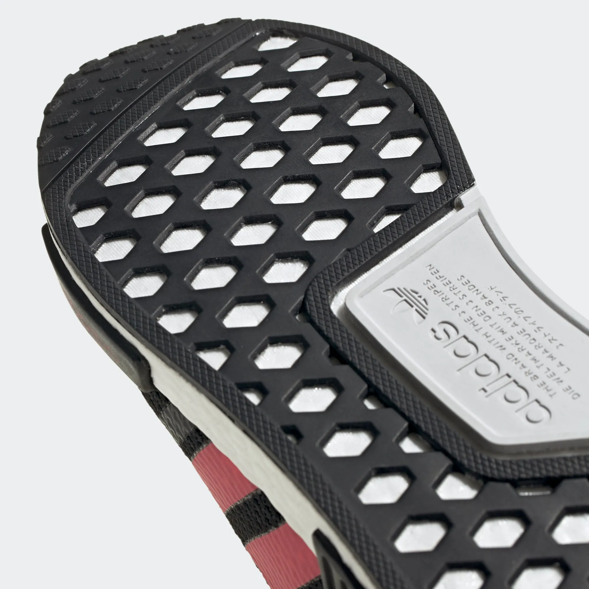 Men's adidas Originals NMD_R1 Shoes Black Pink