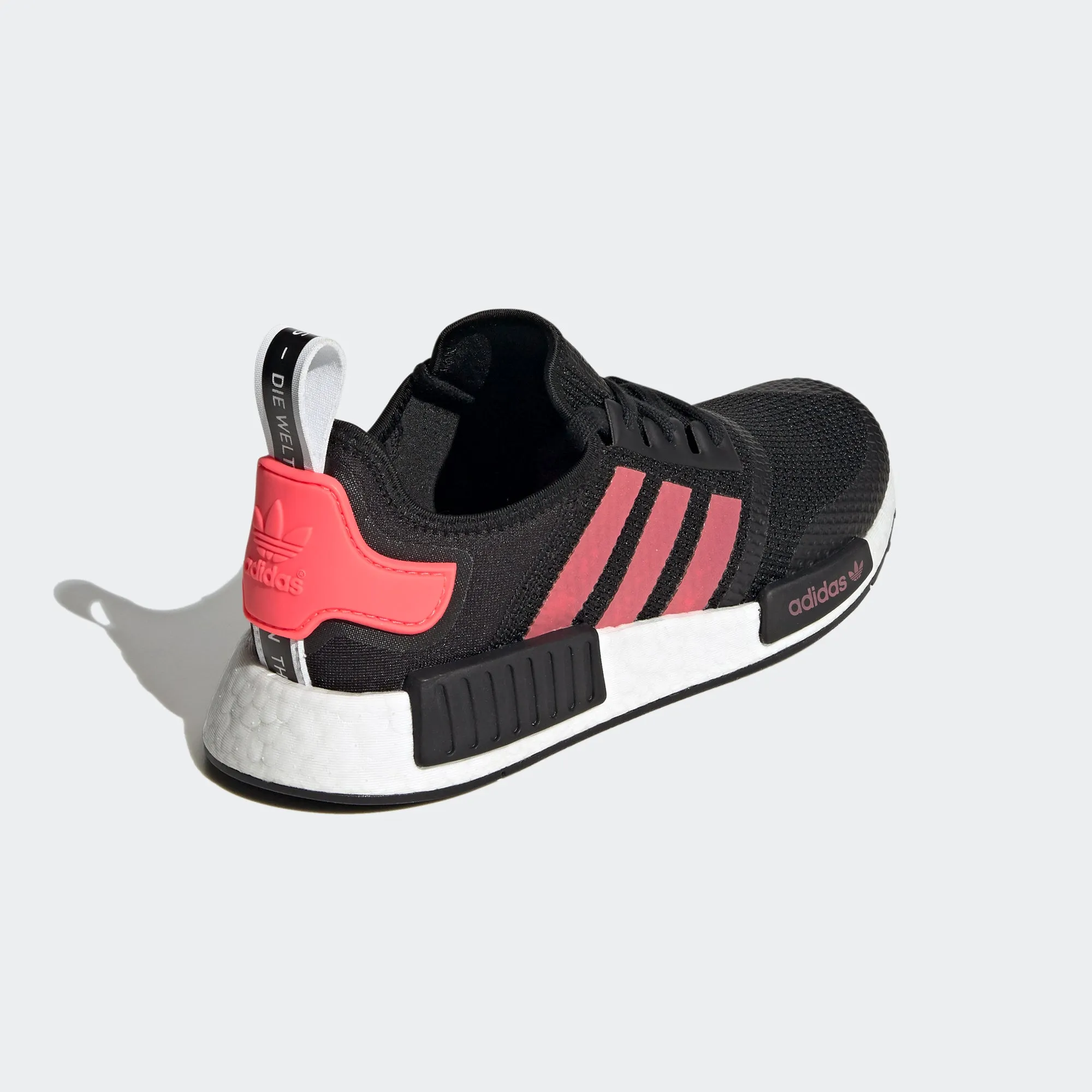 Men's adidas Originals NMD_R1 Shoes Black Pink