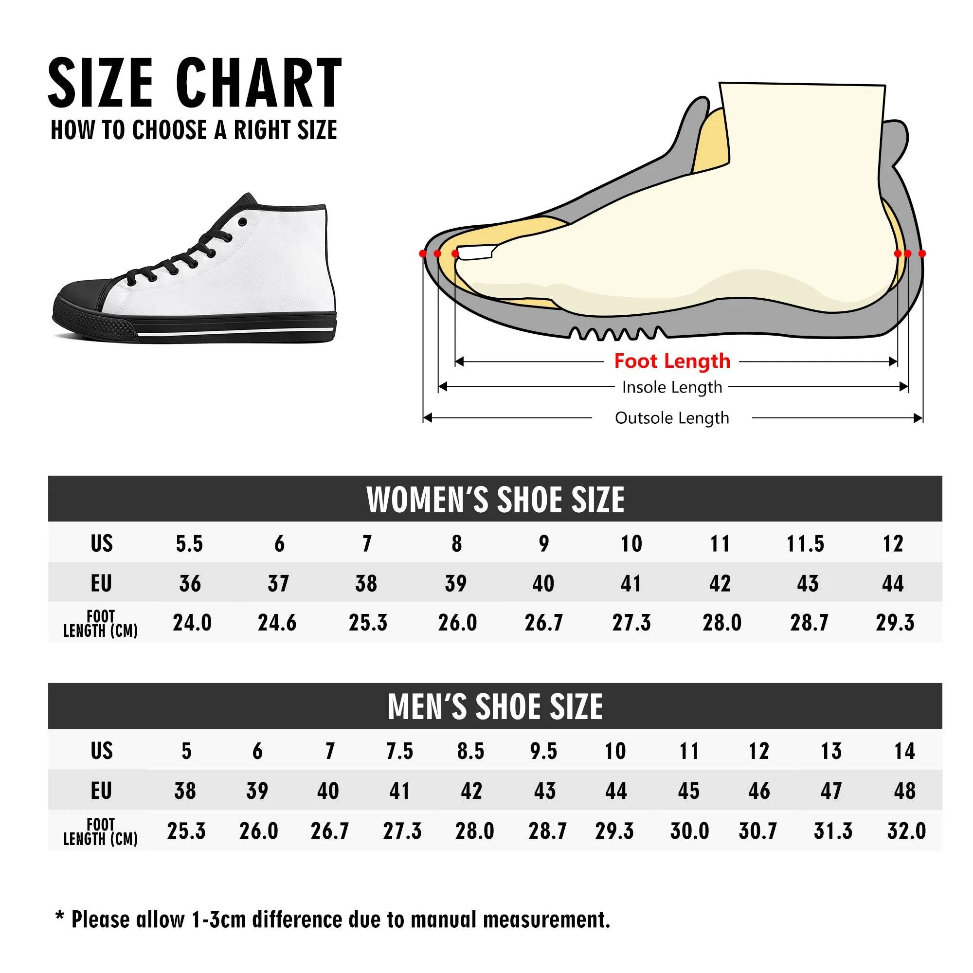 Mens Rubber High Top Christmas Trees Canvas Shoes