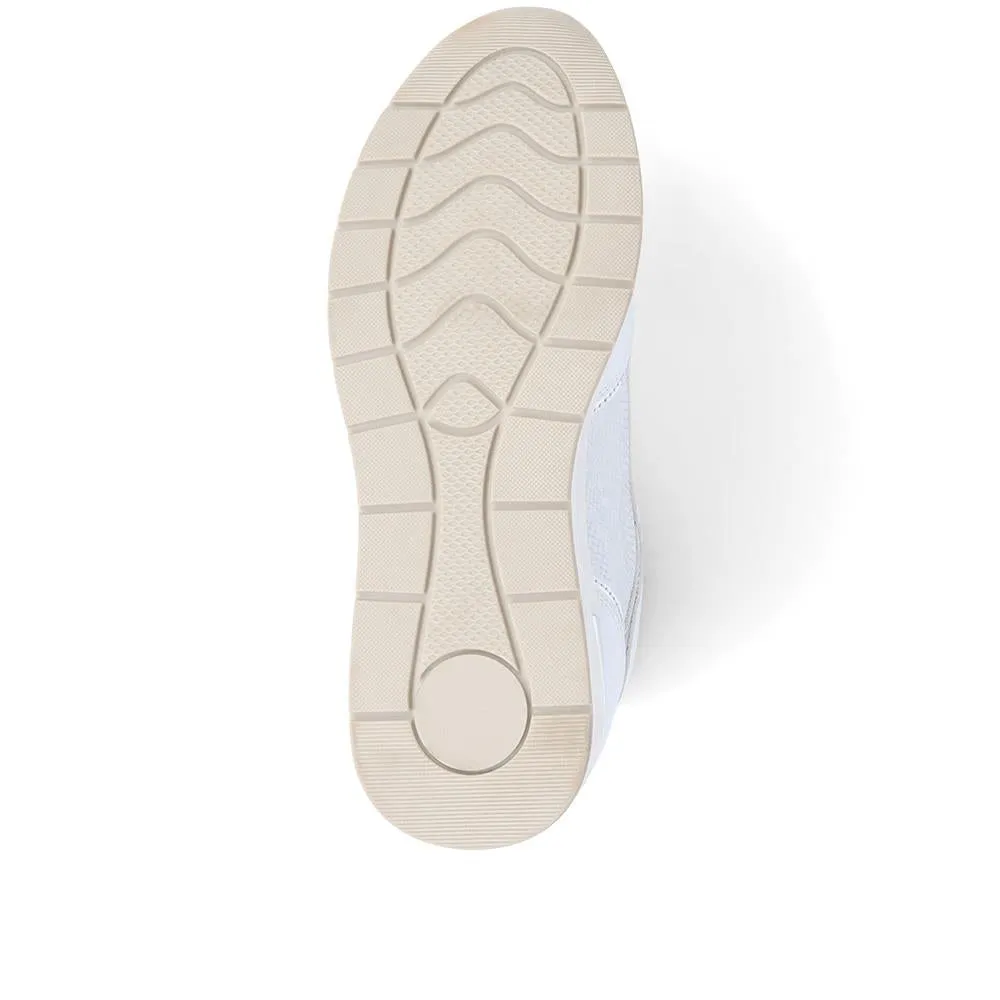 Metallic Accent Wedge Trainers - BELWOIL39019 / 325 106