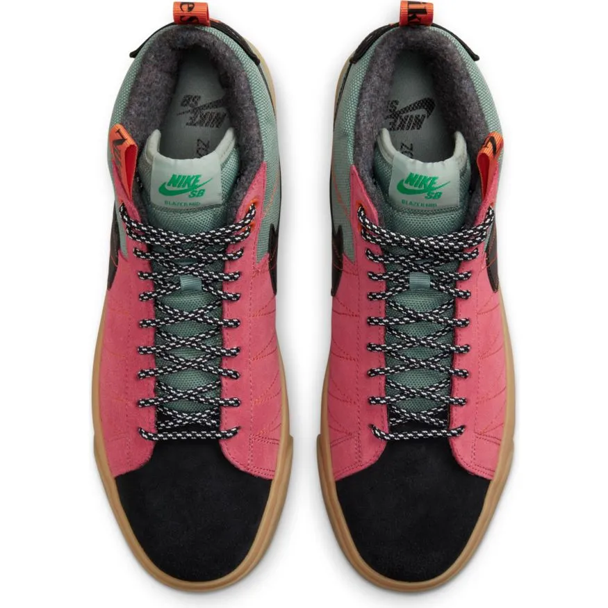 Nike SB Zoom Blazer Mid Premium Skateboard Shoe - Jade/Smoke-Black-White-Sport Spice