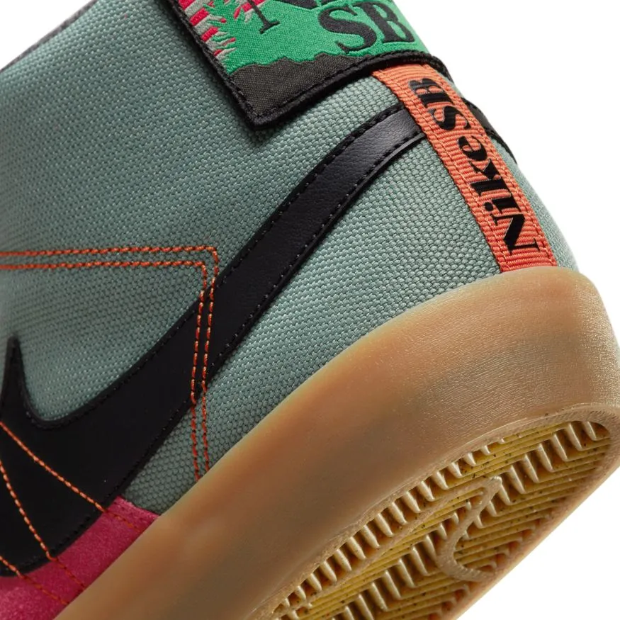 Nike SB Zoom Blazer Mid Premium Skateboard Shoe - Jade/Smoke-Black-White-Sport Spice