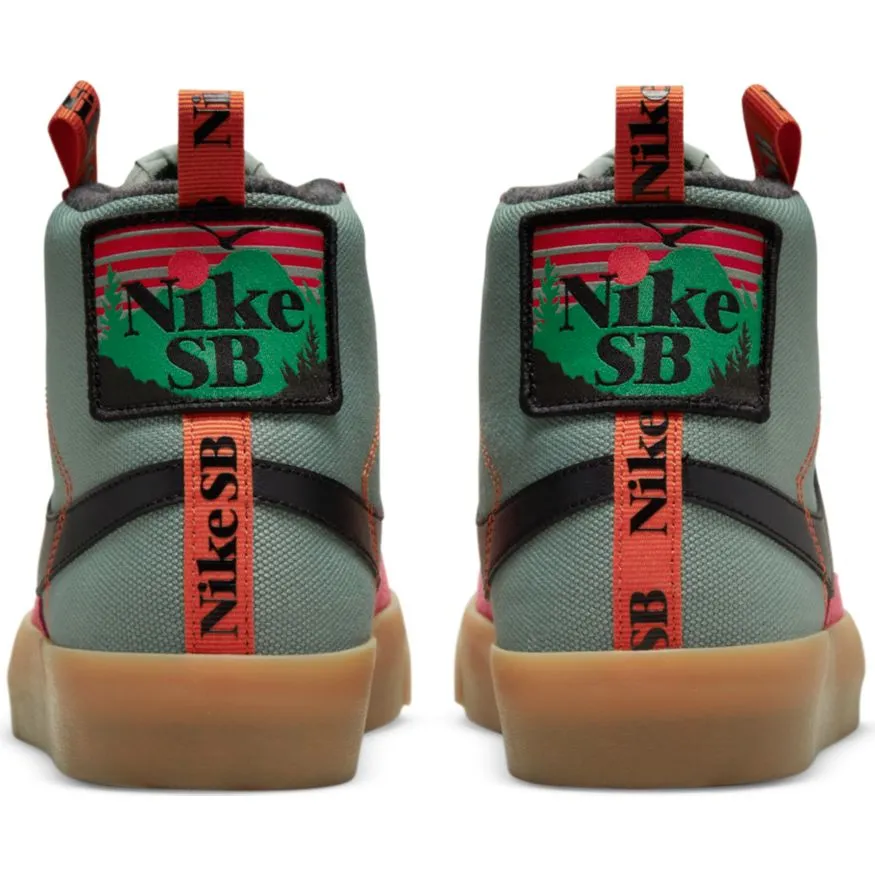 Nike SB Zoom Blazer Mid Premium Skateboard Shoe - Jade/Smoke-Black-White-Sport Spice