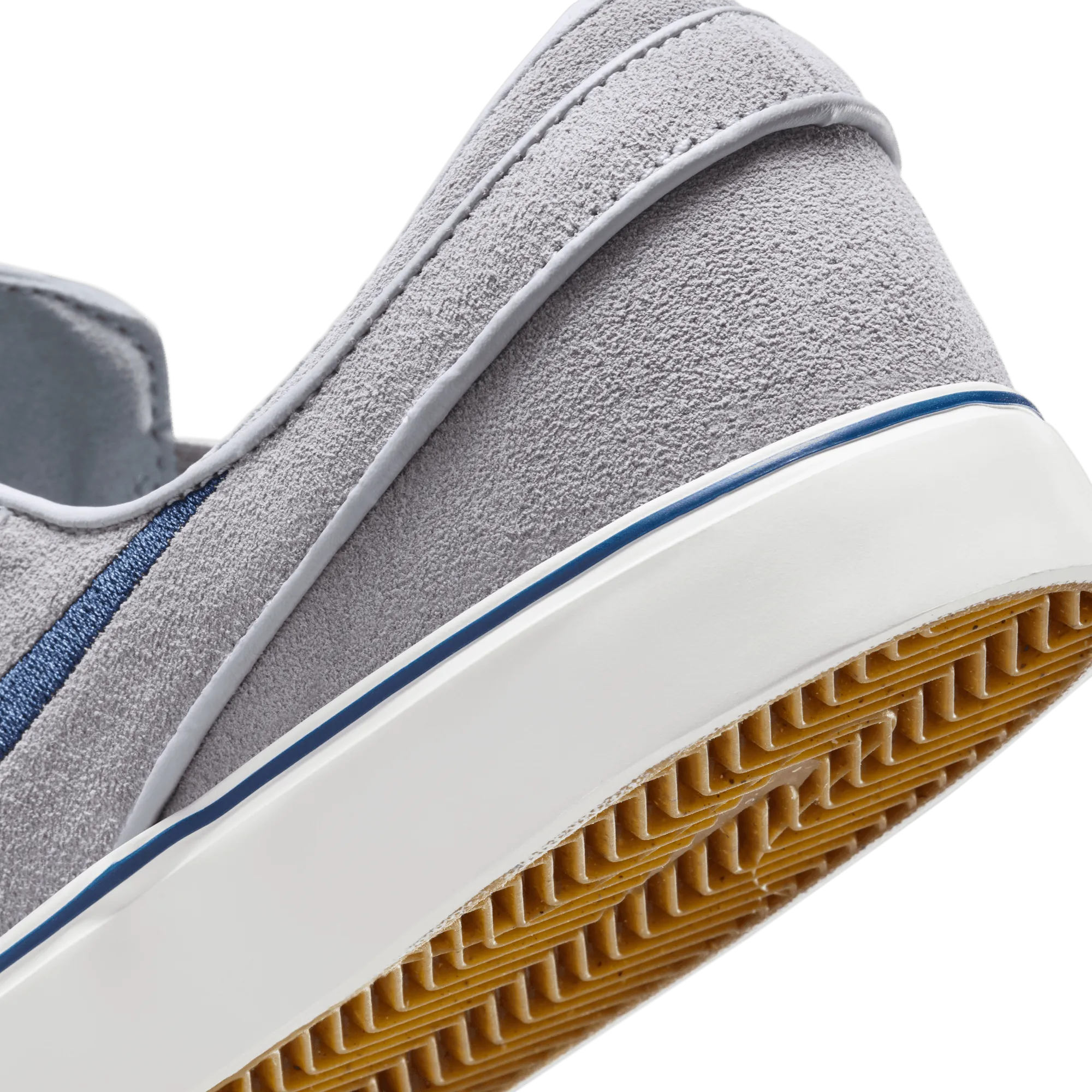 Nike SB Zoom Janoski  Slip Skateboard Shoe - Wolf Grey/Navy-Wolf Grey-Summit White