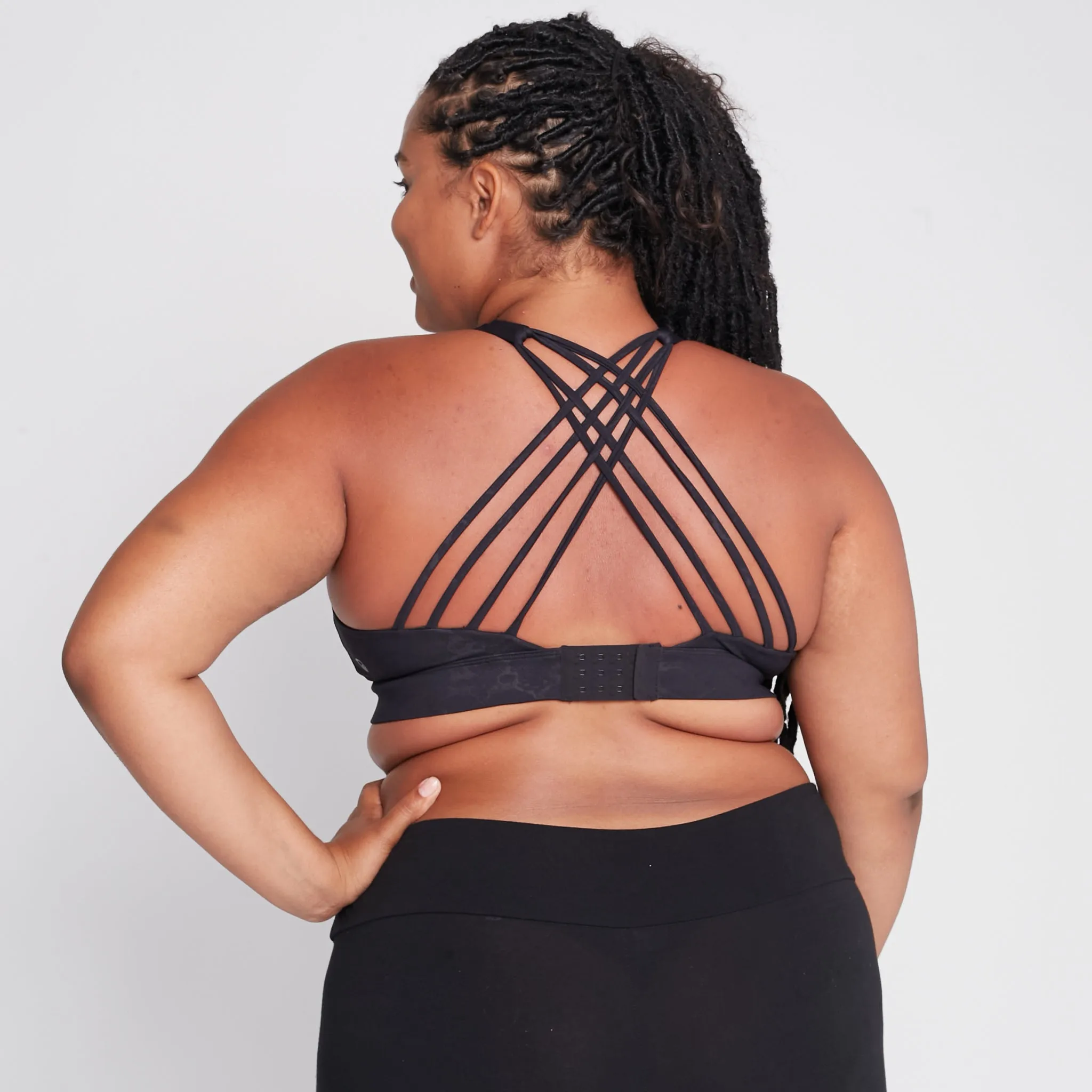 Océane 2 - Medium Support Nursing Sport Bra No Pumping (Metallic Snake)