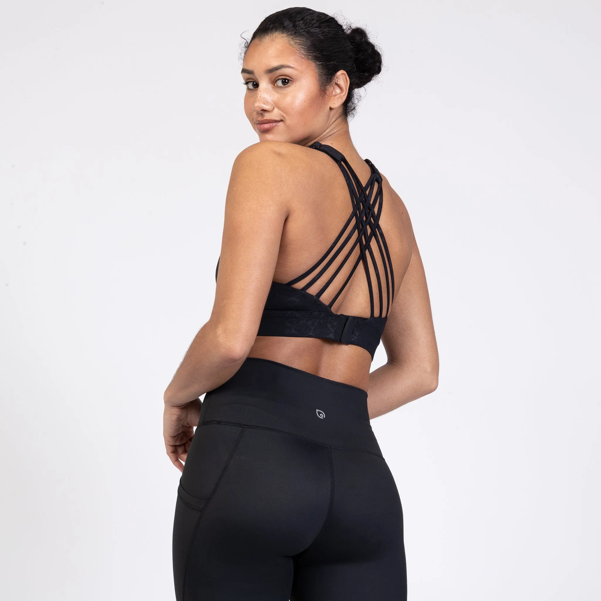 Océane 2 - Medium Support Nursing Sport Bra No Pumping (Metallic Snake)