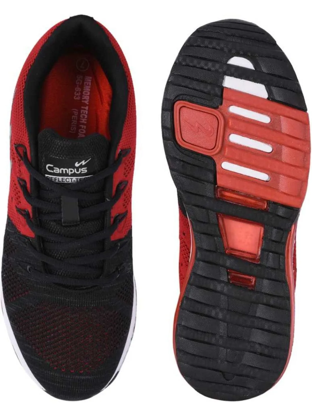 PERIS Grey Men's Running Shoes