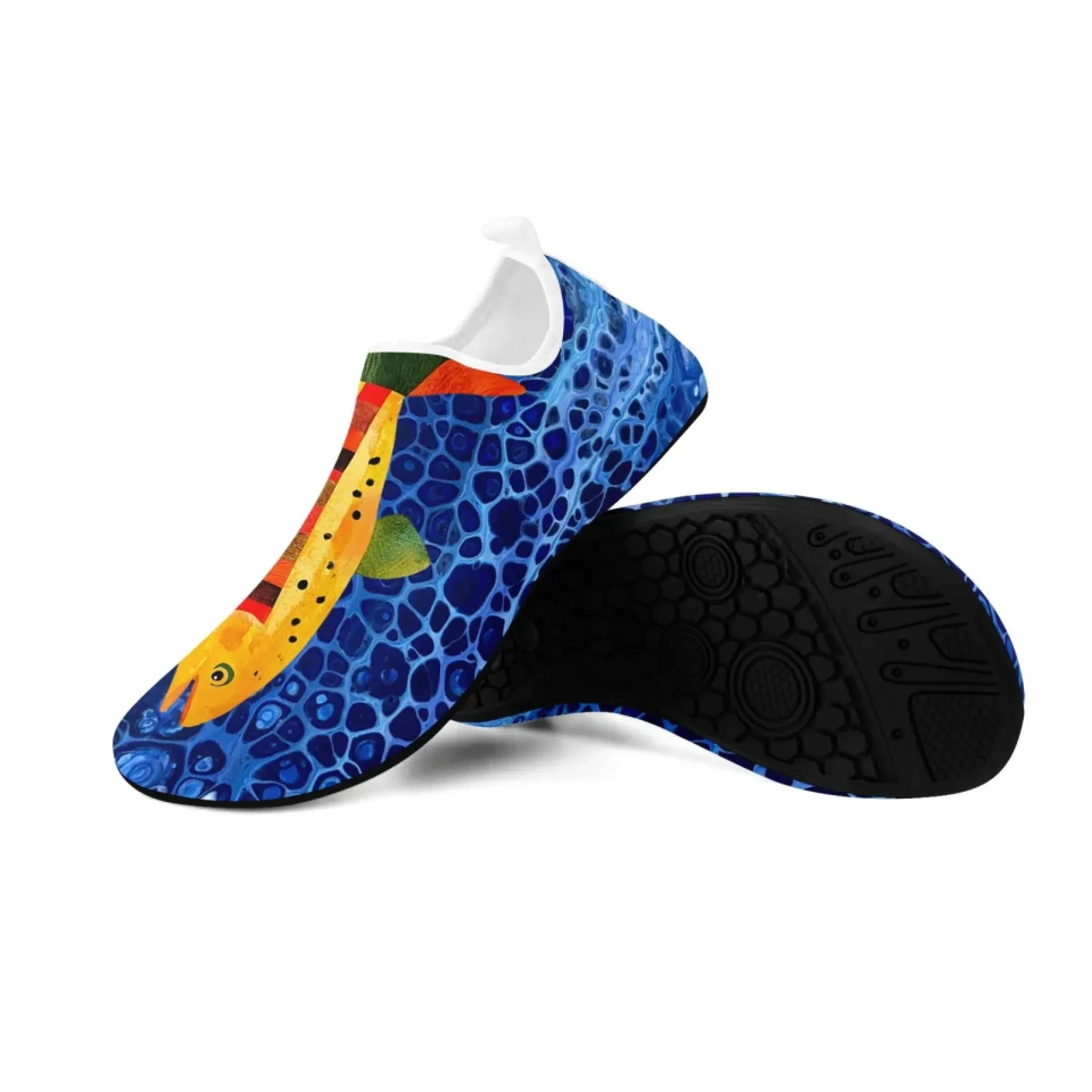 Personalized Beach Sneakers, Custom Summer Aqua Shoes, Breathable Water Shoes