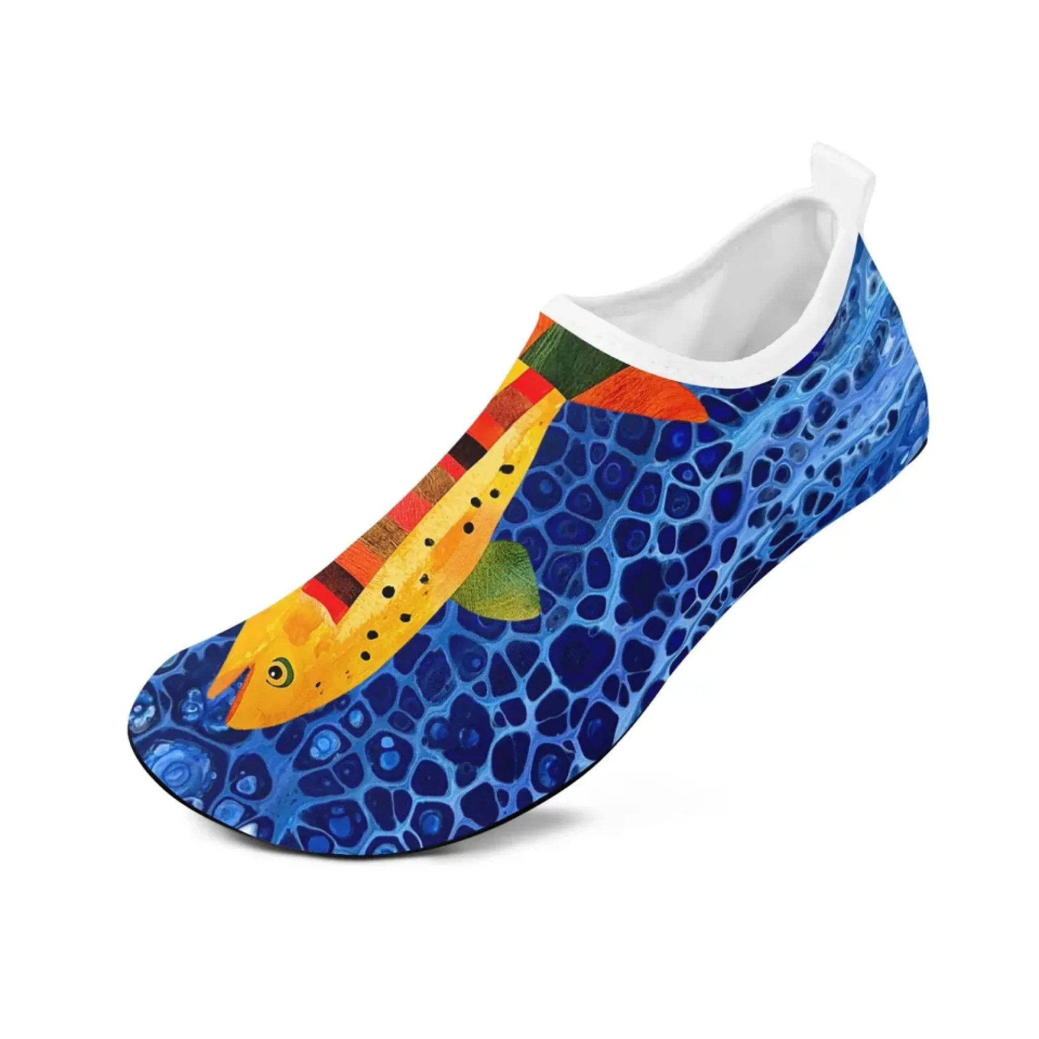 Personalized Beach Sneakers, Custom Summer Aqua Shoes, Breathable Water Shoes