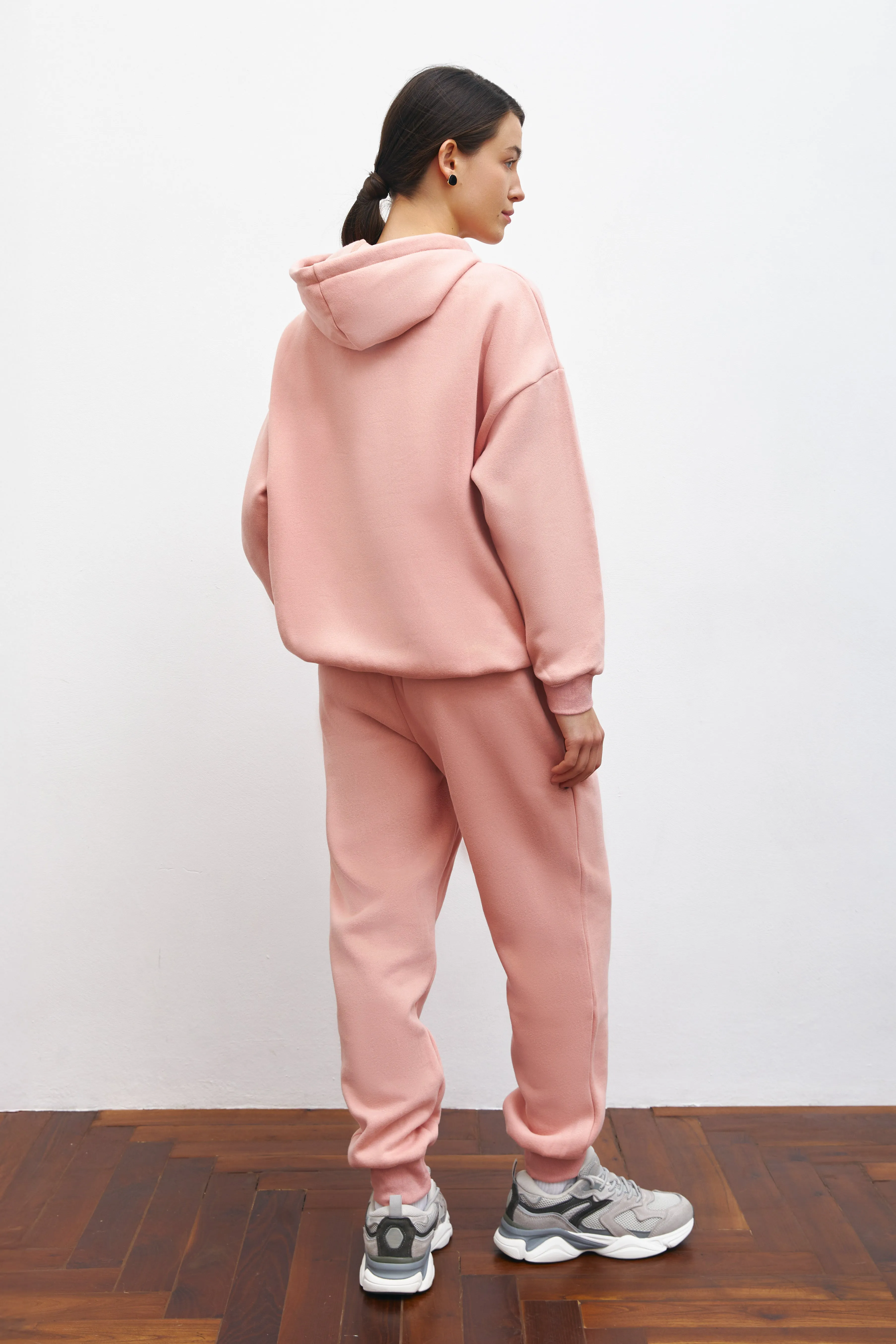 Pink sports hoodie